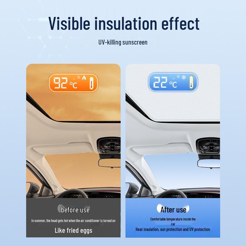 Xingtu 23 Yaoguang Sunroof Shade: Heat Insulation, Sun Protection & Privacy Blocker.