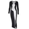 Ladies Sexy Underwear Sexy Nightclub Nightgown Dress Stage Clothes Bar Clothes Short Sleeves Long Skirt Suit