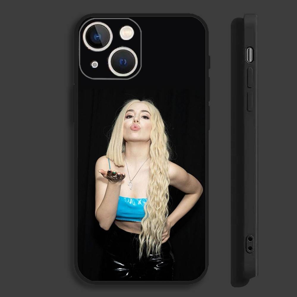 Singer A-Ava M-Max Phone Case For iPhone 16,15,14,13,12,11,Pro,Max,Plus,Mini,X,XS,XR,8,7,6,S,SE Soft Black Case