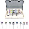 Global Universal Implant Screw Drivers Repair Tool Kit Screwdrivers Colorful Prosthetic Kit Torque Wrench 16pcs for a Set
