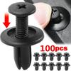 10-100Pcs Plastic Rivets Fasteners Screw Car Bumper Fender Black Rivet Car Fastener Clips for Toyota Focus Kia Nissan Yamaha