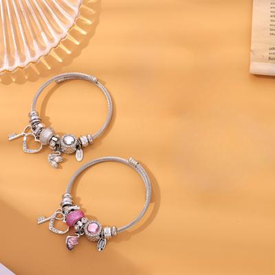 Little Swan Pull Bracelet European and American Popular Jewelry Love Bracelet Ins Popular Jewelry Beaded Bracelet
