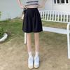 Suit Shorts for Female Students In Summer Thin High Waist Wide-leg Macaron Ice Silk Straight Loose Outer Five-point Mid-pants