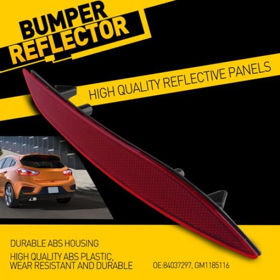 Passenger Rear Bumper Reflector For Light 2016 2017- Chevrolet Cruze Lamps