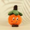 Sweet And Cuddly Orange Persimmon Plush Keychain Unique Fruit Toy For Kids Clothing Bags And