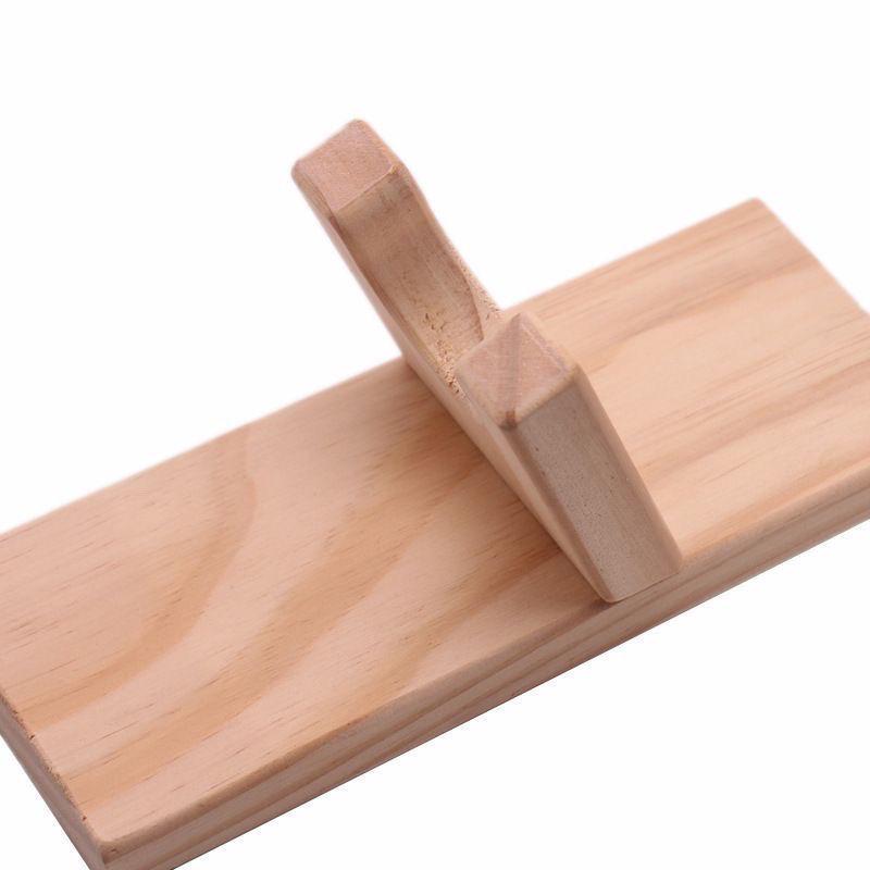 Anti-Scald Hot Melt Gun Wood Stand with Universal Fixed Head