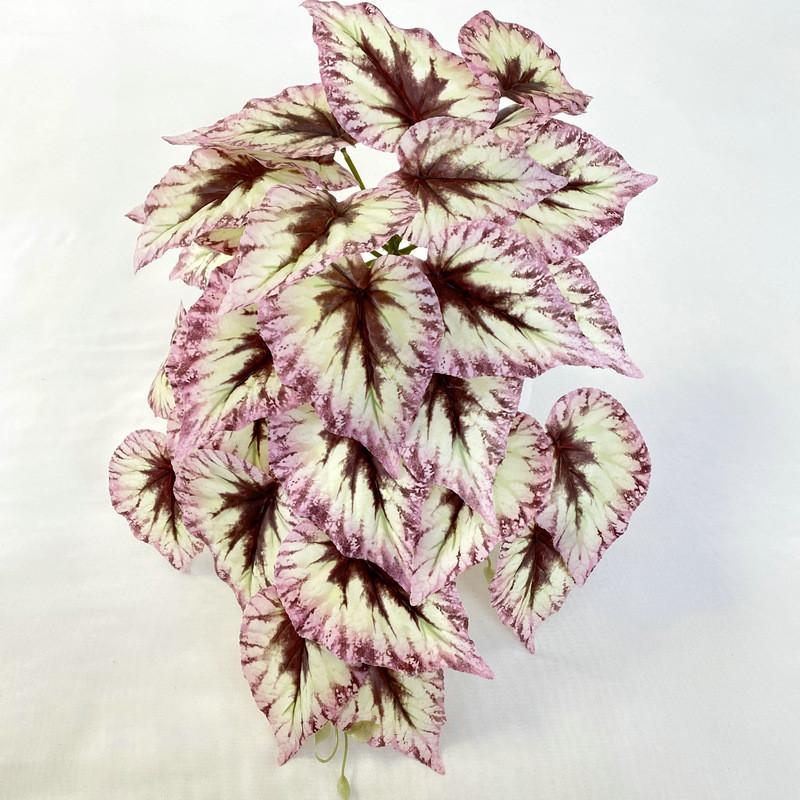 Artificial Begonia Wall Mounted Plant For Photography Props And Home Decor