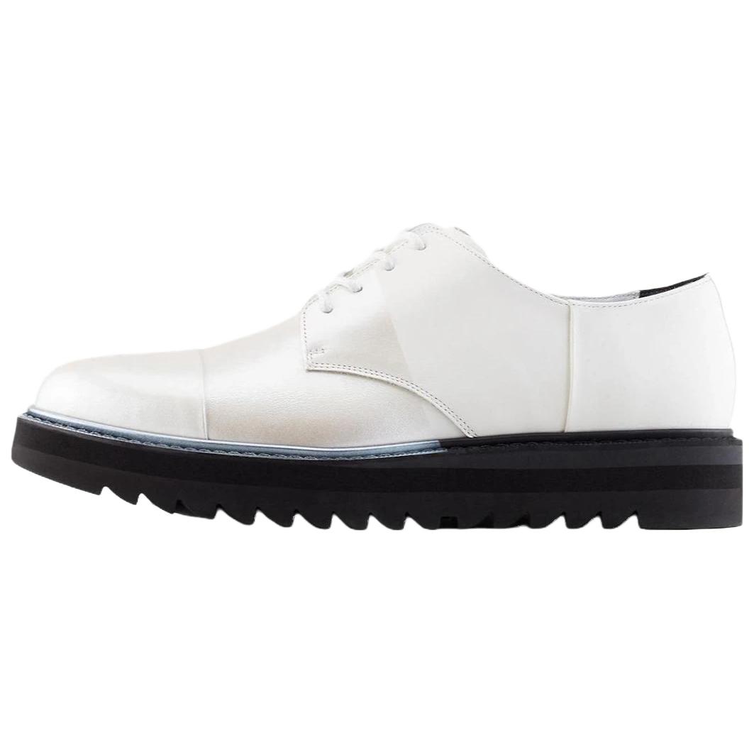 Onitsuka Tiger DERBY Casual Leather Shoes Men s White Black 1181A316-100 41.5