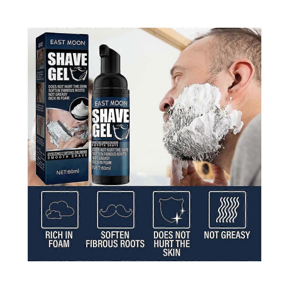 60ml Pěna na holení pro muže, Krém na odstraňování chloupků, Holicí gel