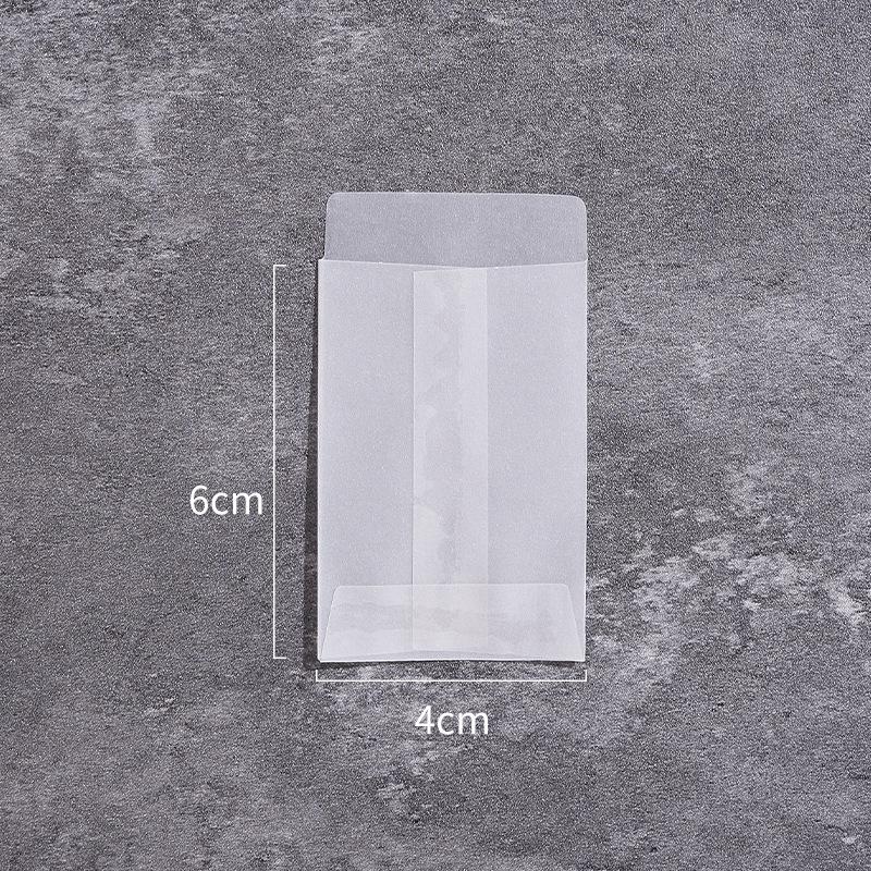 Elegant European Style Frosted Semi-Transparent Tracing Paper Envelopes for Artistic Postcards and Business Invitations