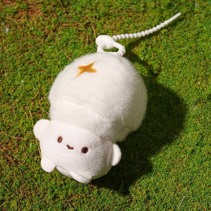 Mushroom Plush Keychain With Pp Cotton Filling For Foodie Gift And Collectors Accessory