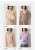 Women's Versatile V-Neck Cashmere Cardigan - Soft, Skin-Friendly, Fashionable Long Sleeve Sweater