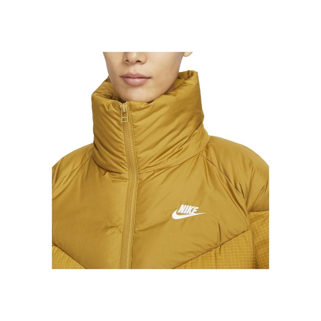 Nike Therma-Fit Solid Color Casual Stand Collar Loose Down Jacket Women Outerwear Bronze FD8212-716