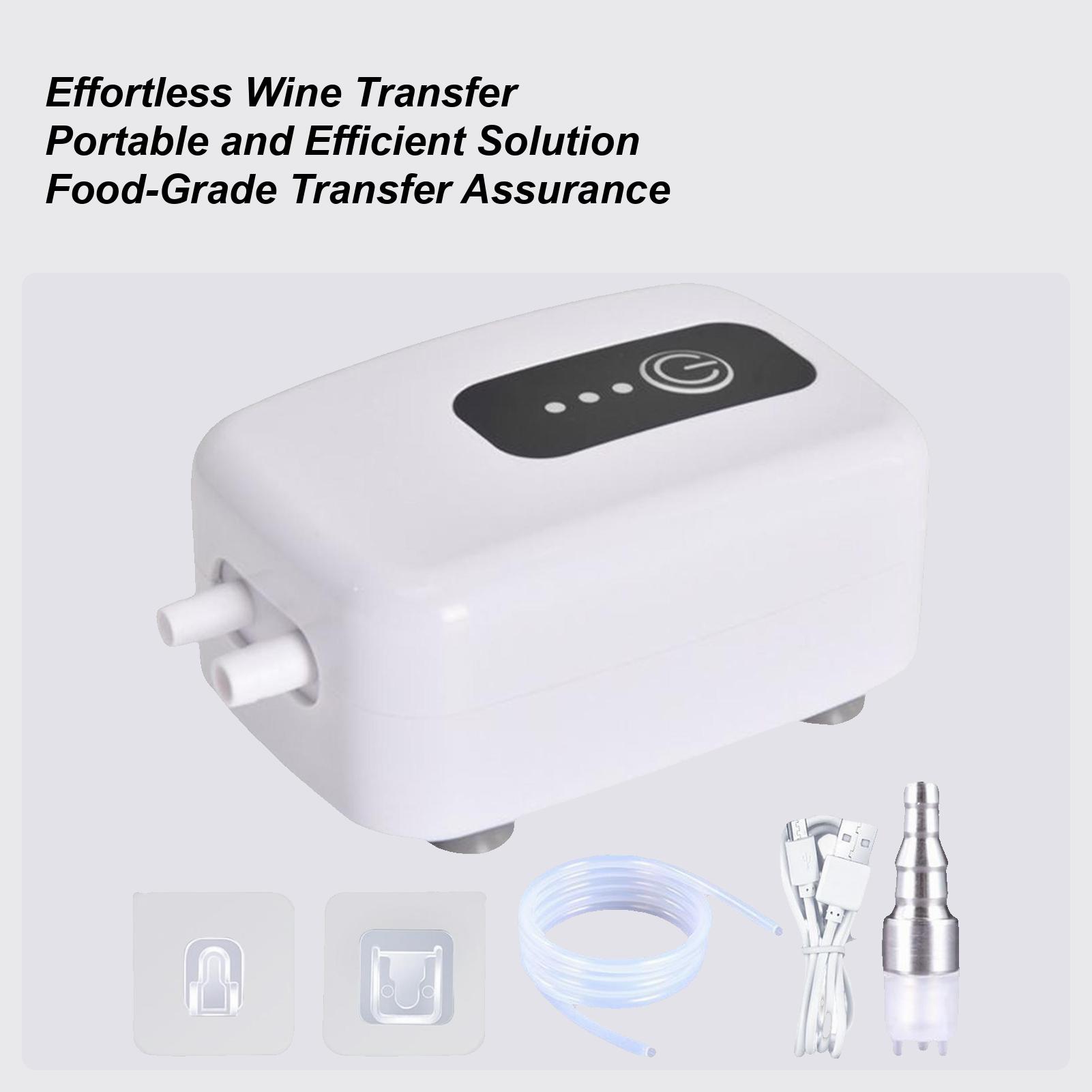 Wine Transfer Pump Food Grade Detachable Homebrew Tool Kit Auto Siphon Self Priming Pump for Winemaking Beermaking Meadmaking