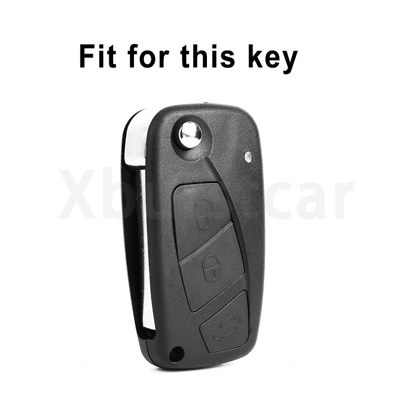 Tpu 3 Buttons Auto Flip Key Fob Cover Case Housing Remote Auto Accessories Fit For Fiat Panda Stilo Punto Doblo Grande Bravo 500 Ducato Minibus