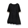 Plus Size Slimming Loose Round Neck Mid-Length Short-Sleeve Women's T-Shirt 7010 (200-350 Jin)