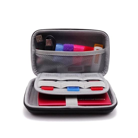 2,5-Zoll-Festplattenlaufwerk Schutzhülle Power Bank USB-Kabel Ladegerät Aufbewahrungstasche