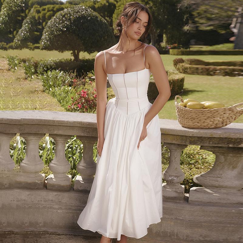 Vestidos Largos Vestidos Blancos En Tienda Lineas Vestidos Largos - Main Image