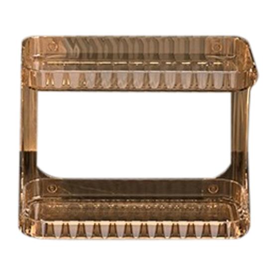 Double Layer Makeup Storage Rack Bathroom Countertop Organizer Large Capacity Perfume Tray Cosmetics Storage Shelf