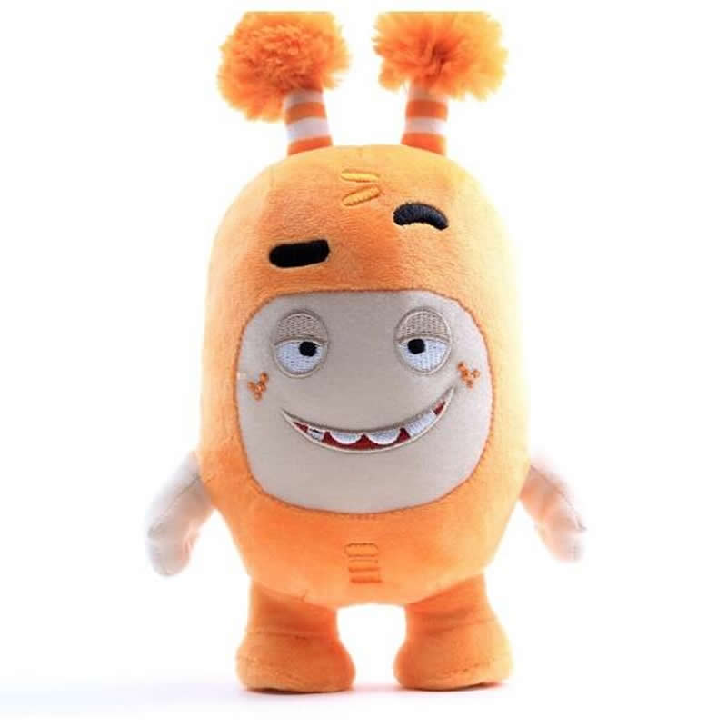 

18cm Cartoon Oddbods Anime Plush Toy Treasure of Soldiers Monster Soft Stuffed Toy Fuse Bubbles Zeke Jeff Doll for Kids Gift 18cm оранжевый