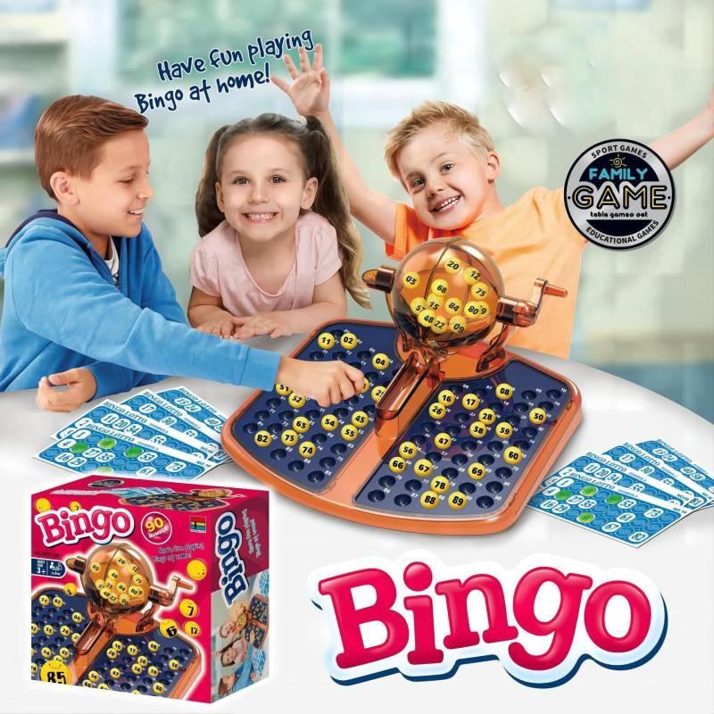 Classic Bingo Game Machine For Engaging Family Fun Interactive Board Game Toy