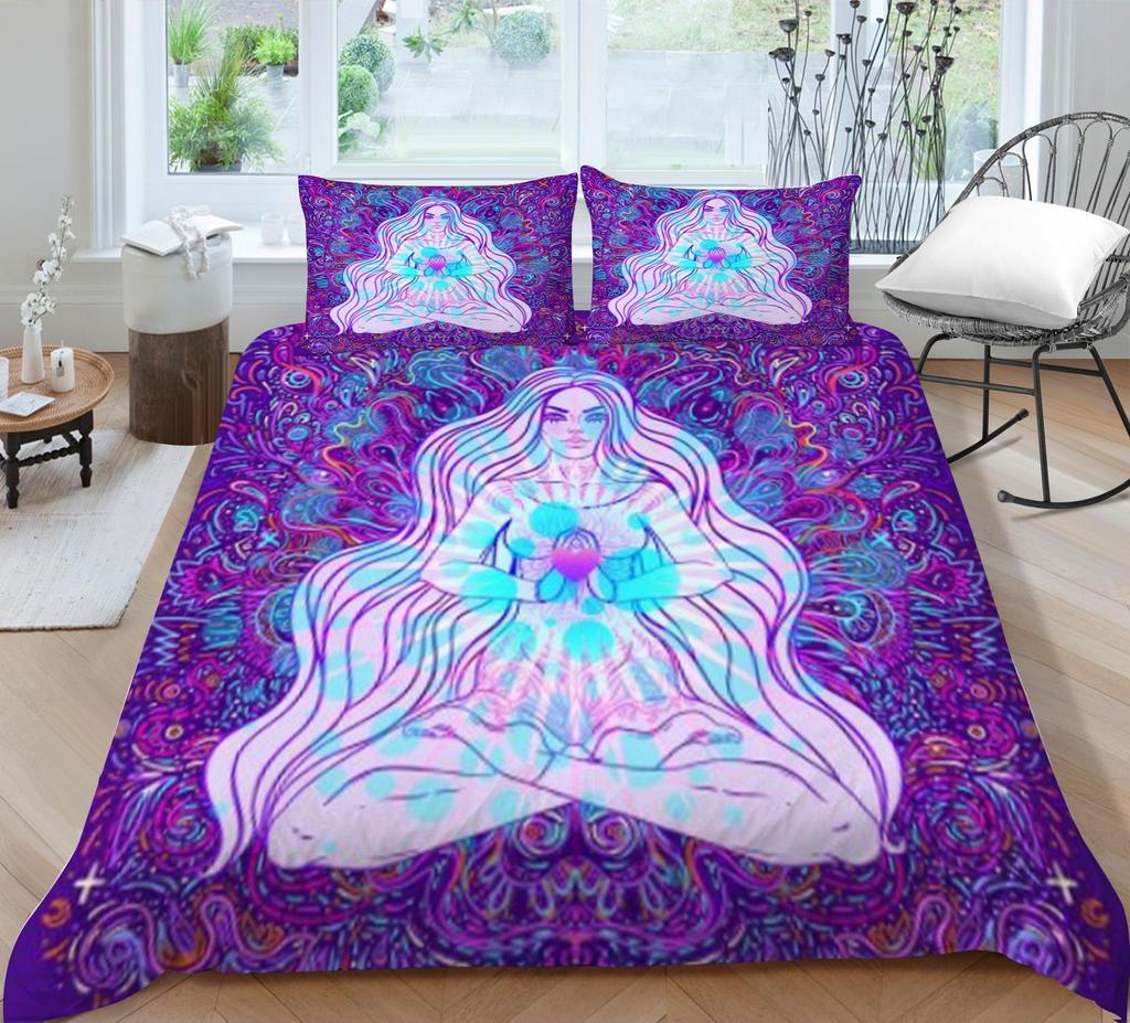 Bohemian Duvet Cover Fashion Bedding Cover Polyester Quilt Cover Queen Size Bedding Luxury Home Textiles Bed Set
