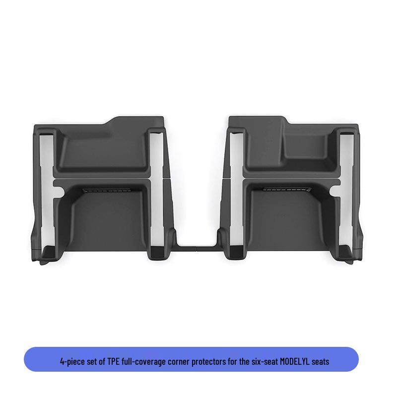 Tesla Model Y Rear Seat Anti-Kick Mat & Threshold Strip (New Version)