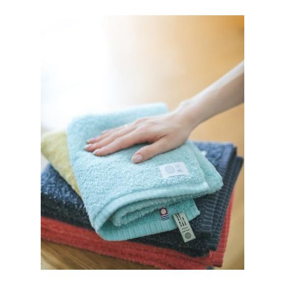 Imabari Towel Iori NEW "IORINO / Soft" Face Towel - Fluffy and Supple Touch (Ink) - 100% Cotton, Bamboo Rayon, Cotton Rayon Blend - Approx. 34x80cm -