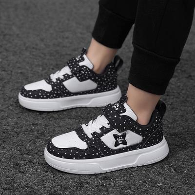 Boys' Waterproof Leather Board Shoes - Autumn/Winter Sports Shoes for Primary School Kids, Lightweight Korean Style, Soft Sole Casual Footwear