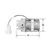 A-1868 LIXIL/INAX Solenoid Valve Assembly (New) Bathroom Vanity Parts Genuine Part