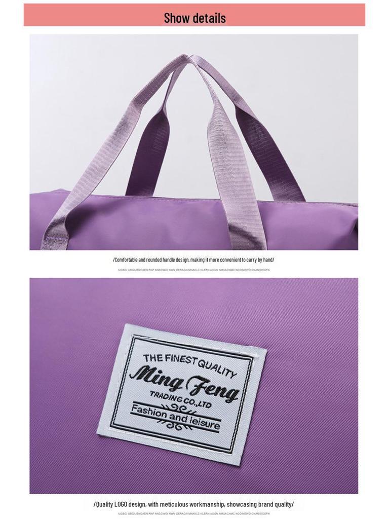 Waterproof Double-Layer Gym Bag with Wet/Dry Separation – Ideal for Travel and Sports