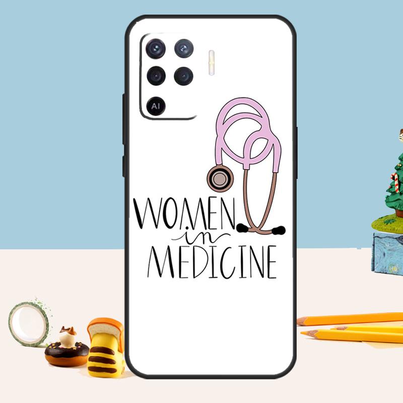 Cartoon Arzt Krankenschwester Hülle Für Oppo A54 A74 A94 A80 A60 A40 A18 A38 A58 A78 A98 A96 A76 A16 A15 A17 A57 A5 A6 Pro