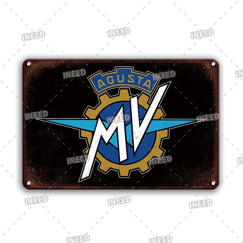 Retro Ford Mustang Metal Tin Sign Vintage Car Brand Wall Stickers Garage Decoration Man Cave House Wall Sign 8x12 Inch