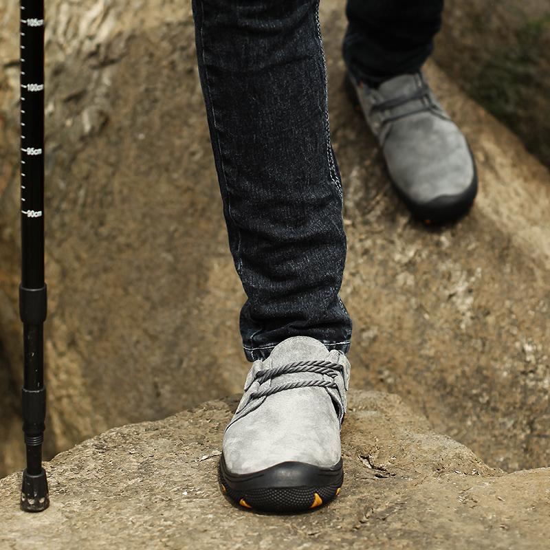 38-48 Men's Leisure Leisure Shoes Rubber Soft Bottom Large Size Men's Leather Driving Shoes