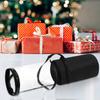 Wrapping Paper Holder Paper Roll Holder Christmas Decor Organizer With Zipper Transparent Holiday Decoration Box For Strap