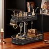 Bathroom Counter Organizer Cosmetic Holder Standing Shelf 2 Layer Makeup Organiser for