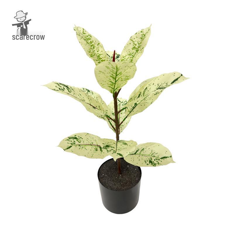 Artificial Rubber Tree: High-End Indoor Decor for Living Room - Large Bionic Plant