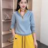 Women's Versatile Slimming Half-Zip Hoodie - Spring/Autumn Fashion Long Sleeve Top