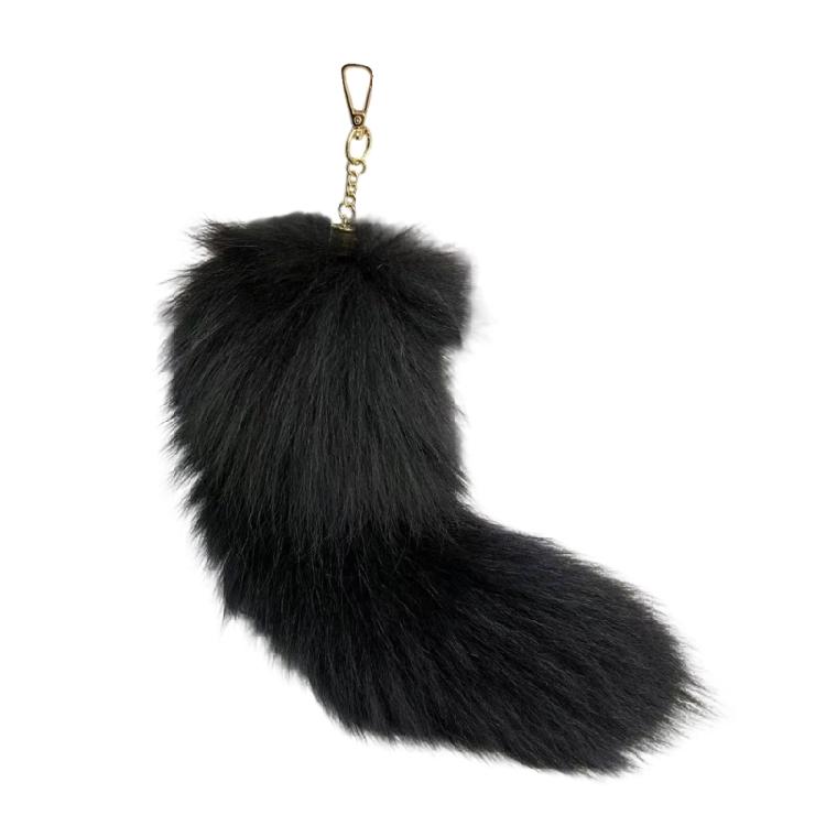 Animal Tail Keychain Faux Car Keys Organiser Handbag Charm Gift for Her Stylish Handbag Decoration