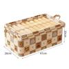 Cartoon Bear Steel Frame Clothing Storage Box Dormitory Storage Basket Wardrobe Clothes Storage Fabric Storage Box