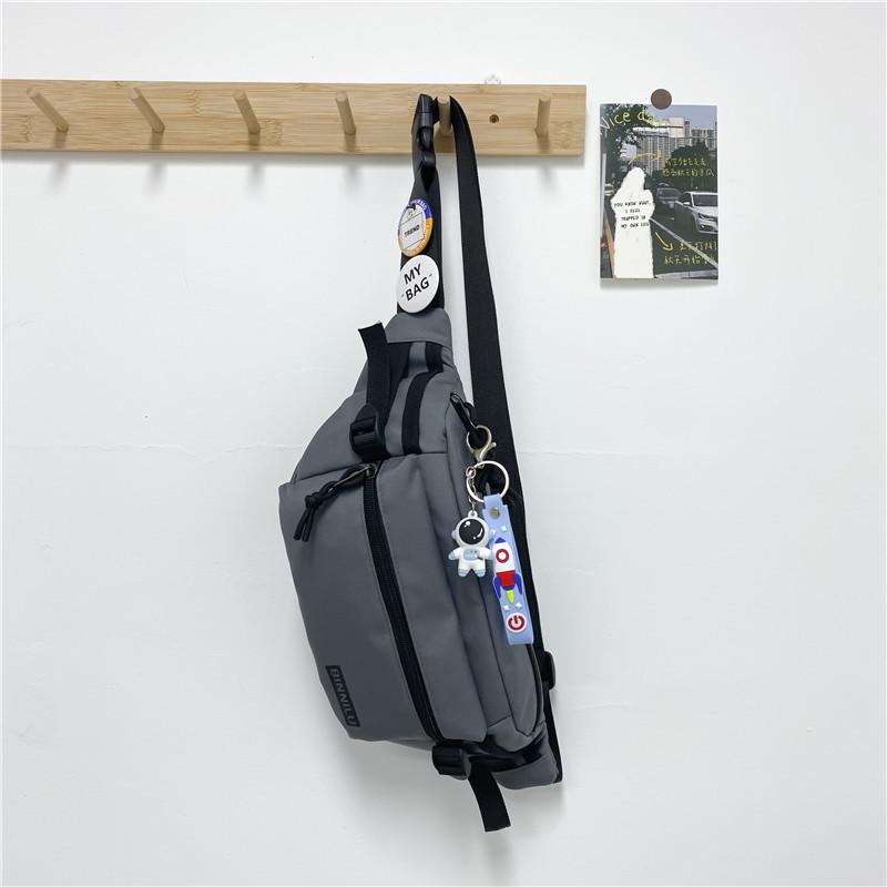 Modna unisexowa torba crossbody na klatkę piersiową i biodrowa do użytku codziennego, sportowego lub studenckiego