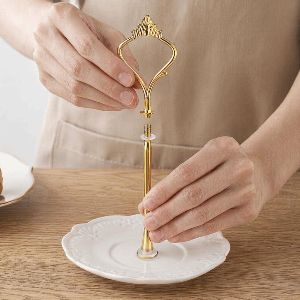 Zinc Alloy Cake Stands 2 Tiers 3 Tier Multi Level Cake Stand Cake Stand Hardware Dessert Table