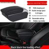 plated single open - dual layer with light and 7 usb ports, all black