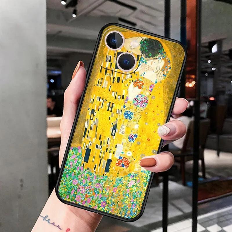 iPhone15 Mobile Phone Case Van Gogh Starry Night Mobile Phone Case Is Painted and Anti-drop for Anti-drop Mobile Phone Case.