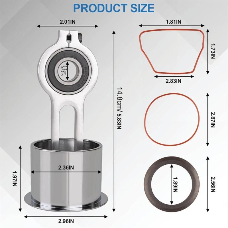 Air Compressor Piston Kit Oil Freeing Connecting Rod Replacement Suitable for 919.167320 919.152811 KK-4835 KK-5081 A027