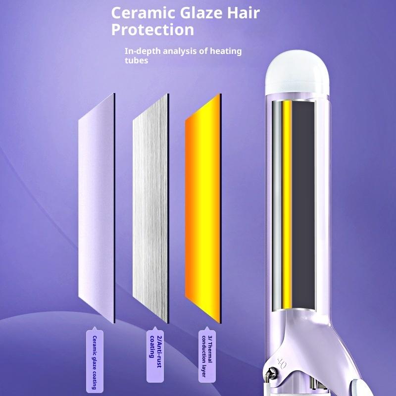 Professional 32/40Mm Ceramic Swivel Curling Iron Hair Curler With Big Wave Electric Curler Hair Hair Styling Tool