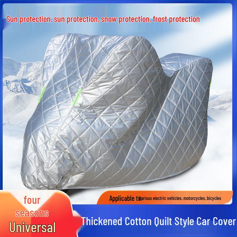 All-Season Windproof Snowproof Sunproof Cover for Scooters & Electric Vehicles M - Length 1.6m-1.81m