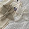 Padded Down Neck Scarf Korean Style Thermal Shawl Simple Cross Feather Scarf  Autumn/Winter