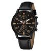 Men's Versatile Fashion Two-Eye Business Wristwatch