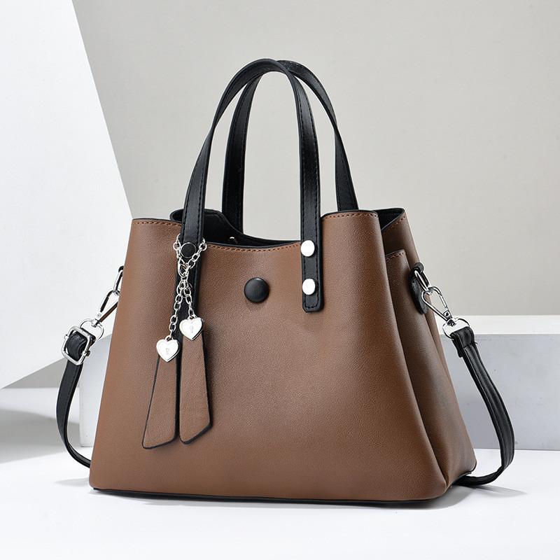 

Elegant Women s Commuter Handbag With Large Capacity In Various Colors кавовий
